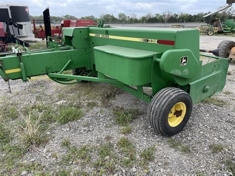 john deere 338 skid steer|john deere 338 square baler.